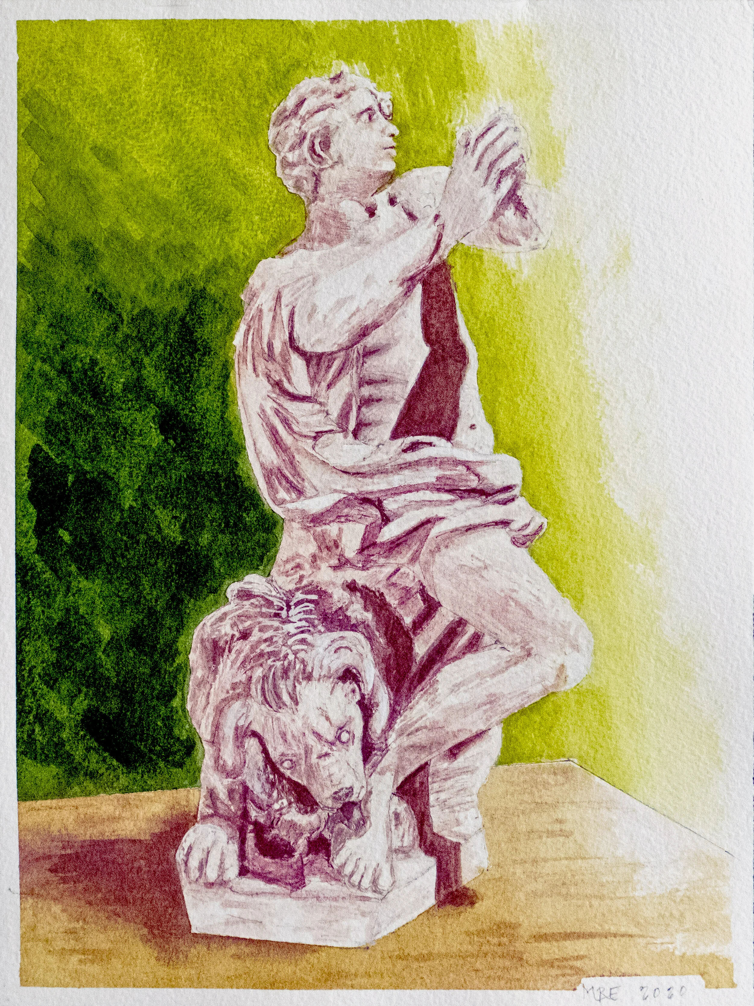 Daniel and the Lion,  Bernini Study Model, Galleria Borghese, Rome, 2020