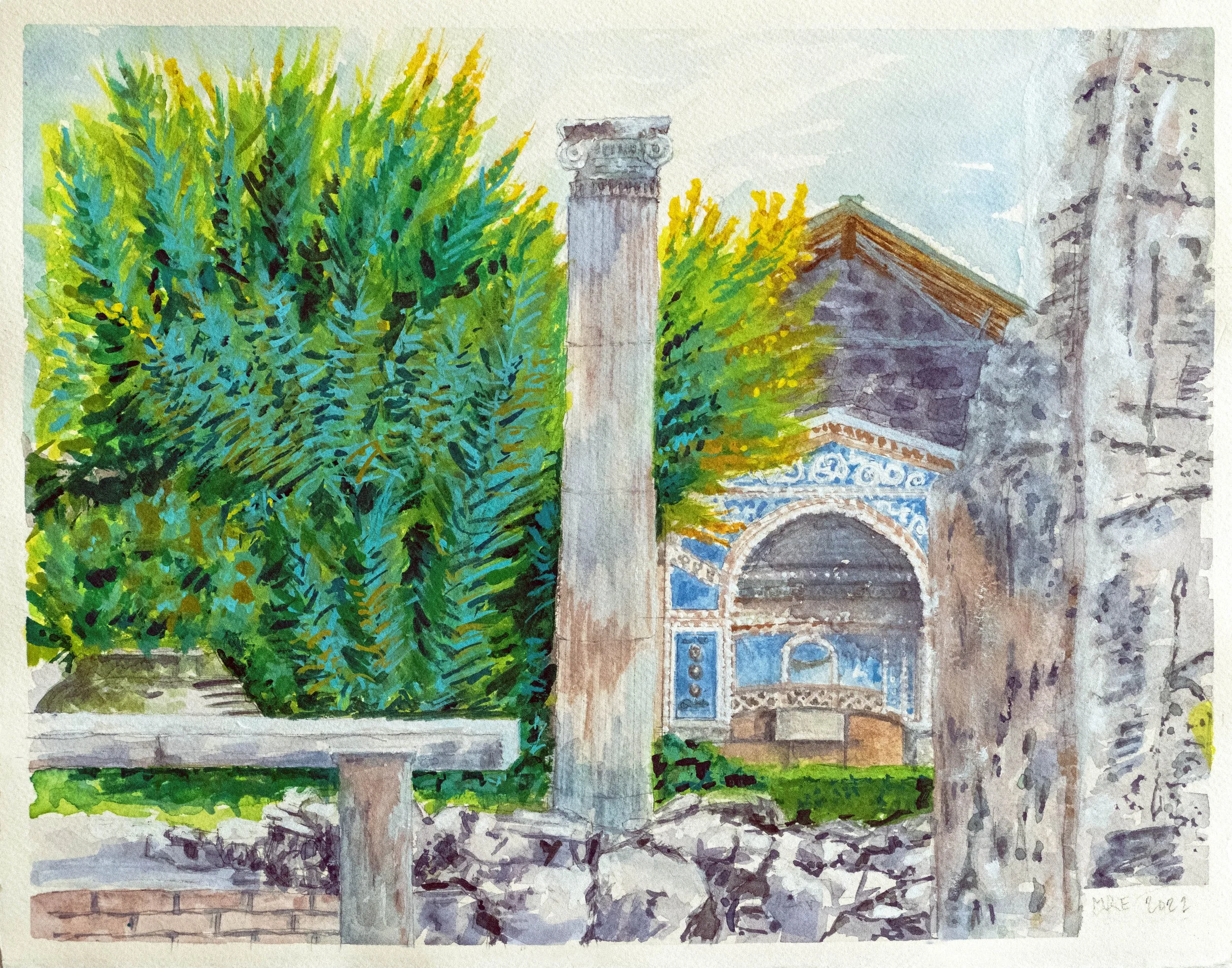 The Blue Fountain, Pompeii