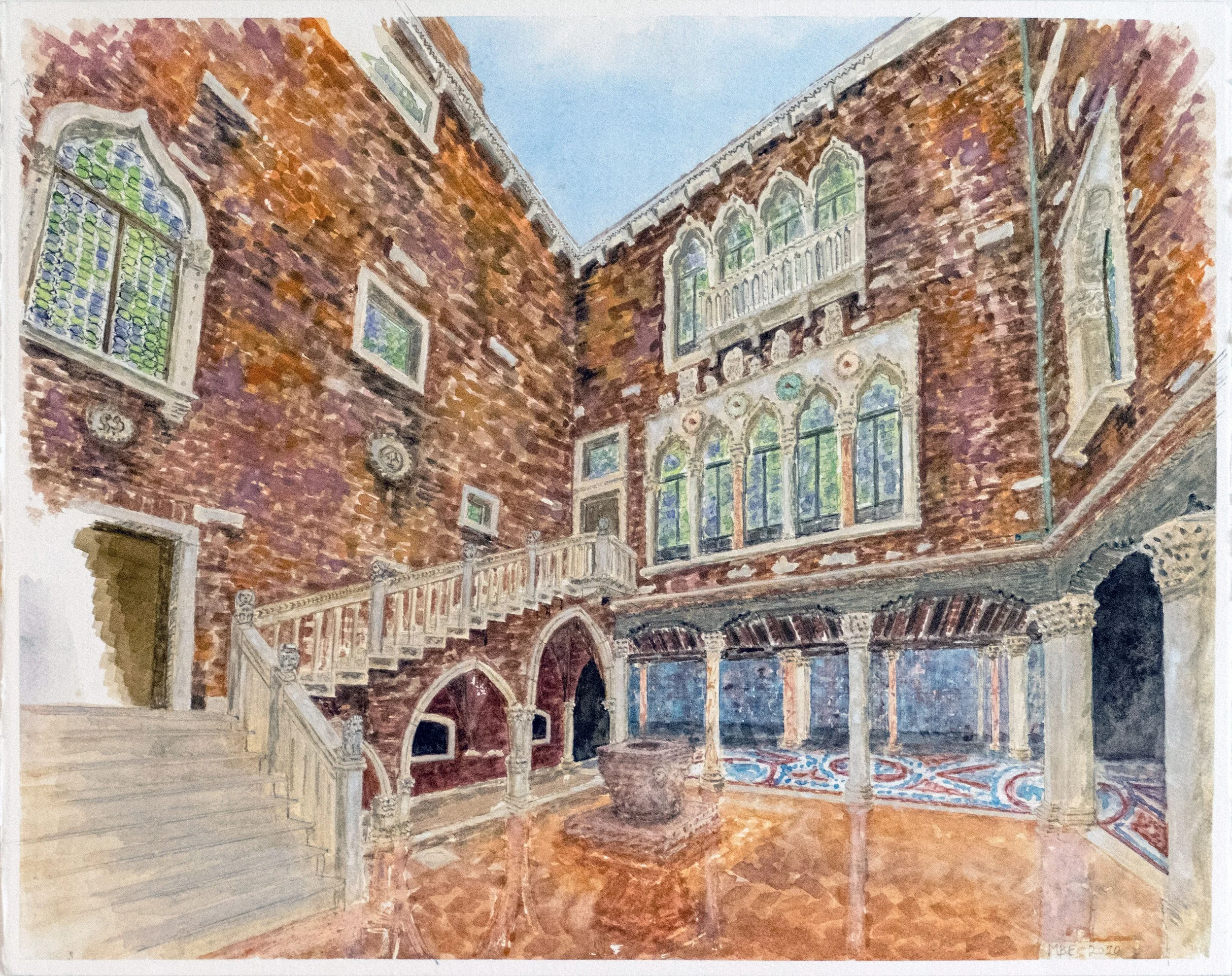 The Cortile, Ca' d'Oro, Venice, 2020