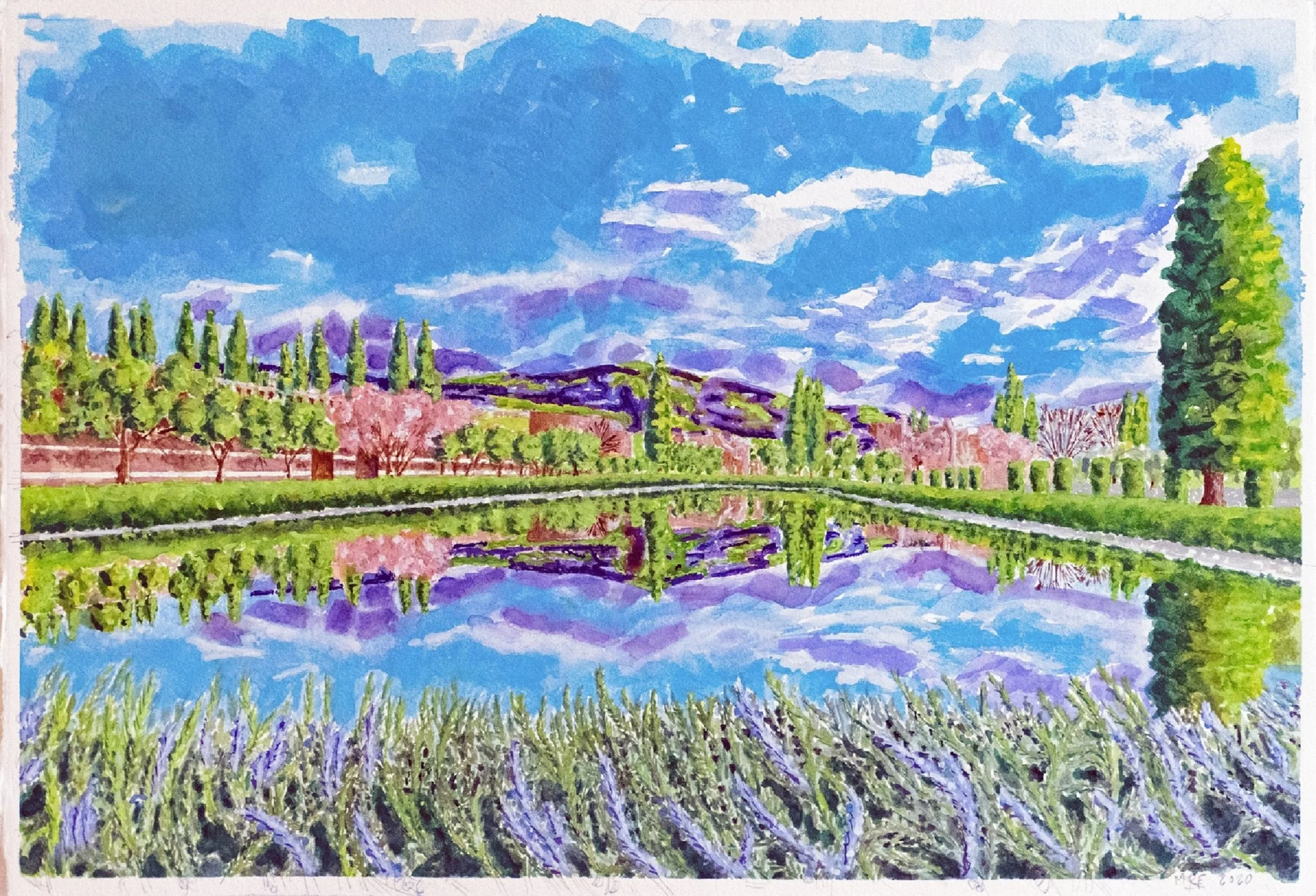  The Poecile, Villa Adriana, Tivoli, 2020