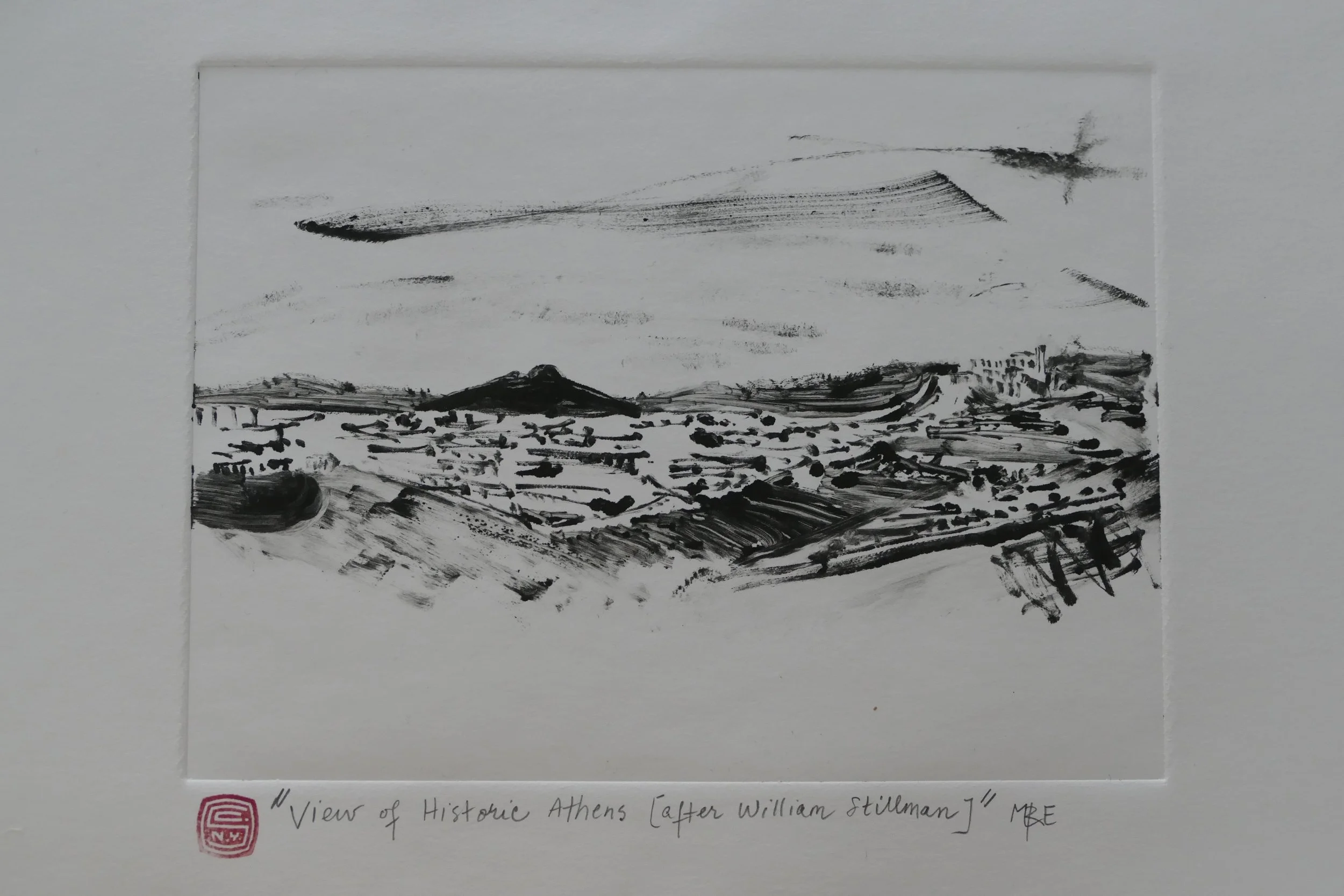 View of Historic Athens [After William Stillman], 2023