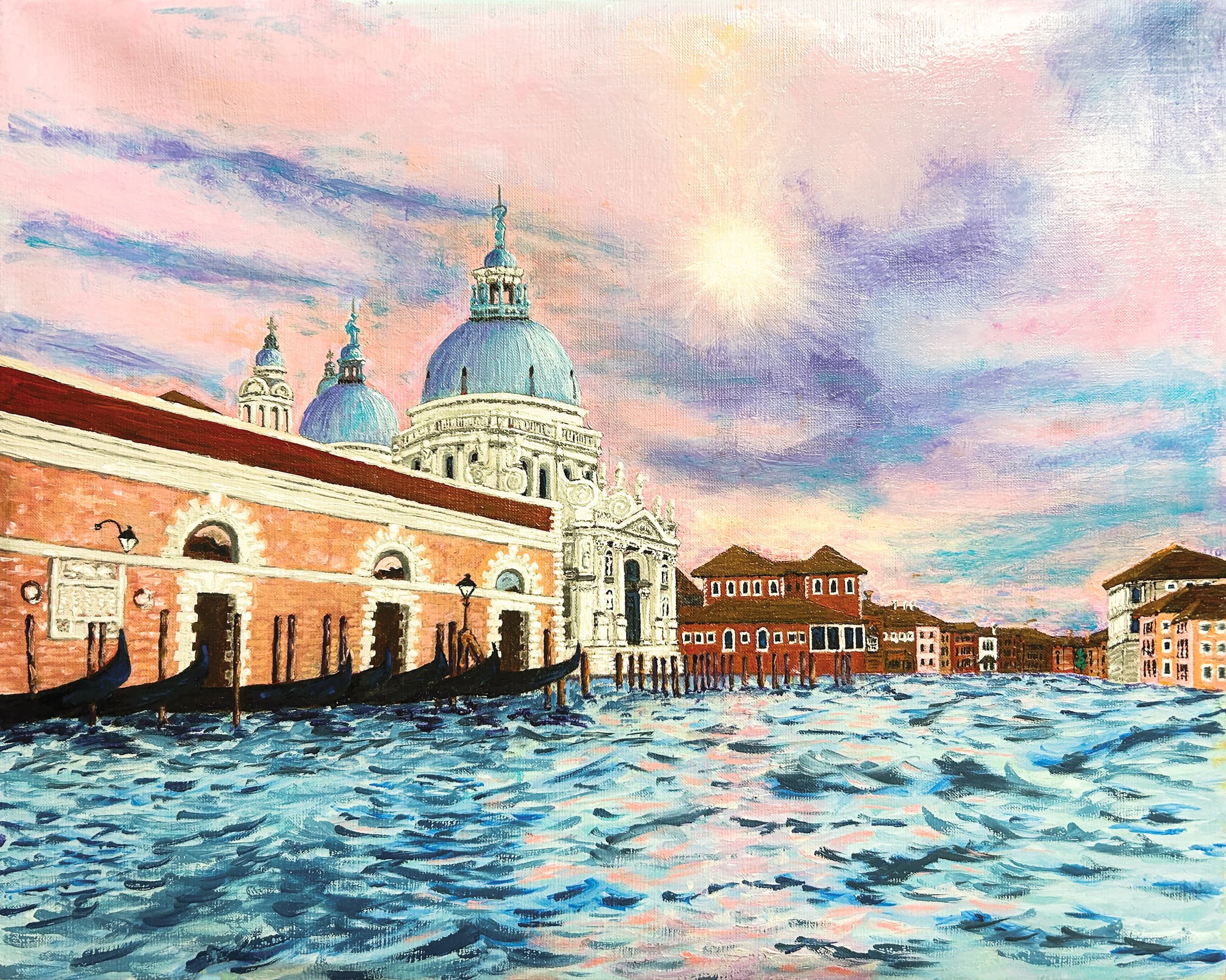 The Basilica di Santa Maria della Salute, Venice, 2024.