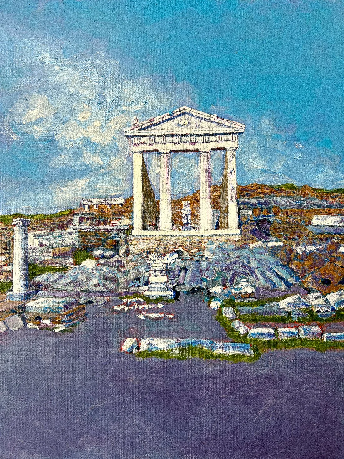 Temple of Isis, Delos, Greece, 2024.