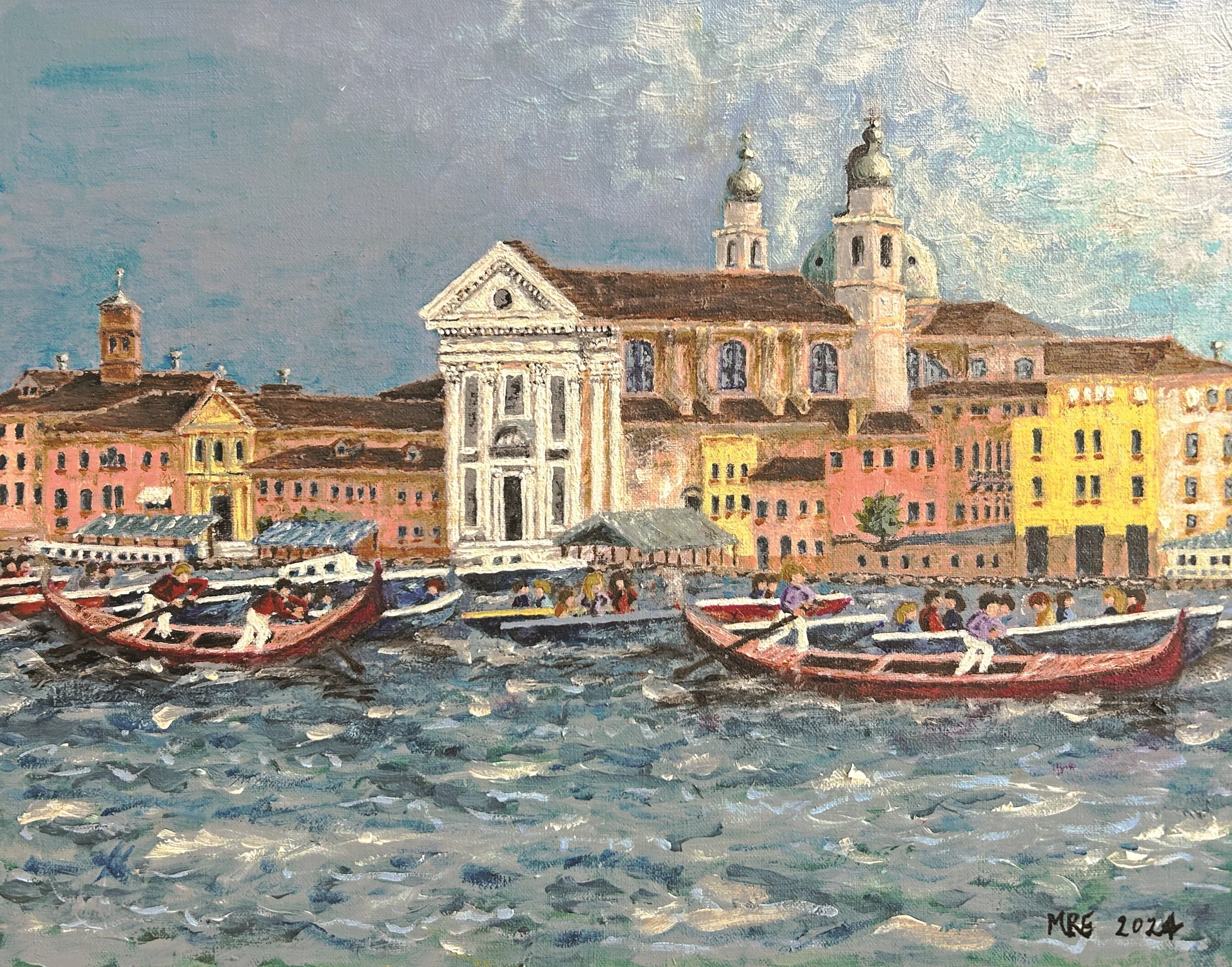 Redentore Regatta, Canale della Giudecca, Il Redentore, Dorsoduro, Venezia, Italia -- 16 x 12 -- 2024