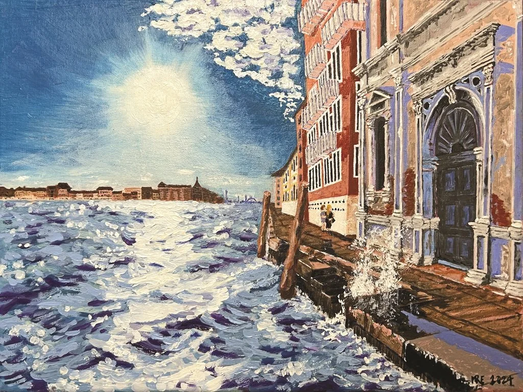 Morning on the Fondamenta delle Zattere, Dorsoduro, Venice, Italy