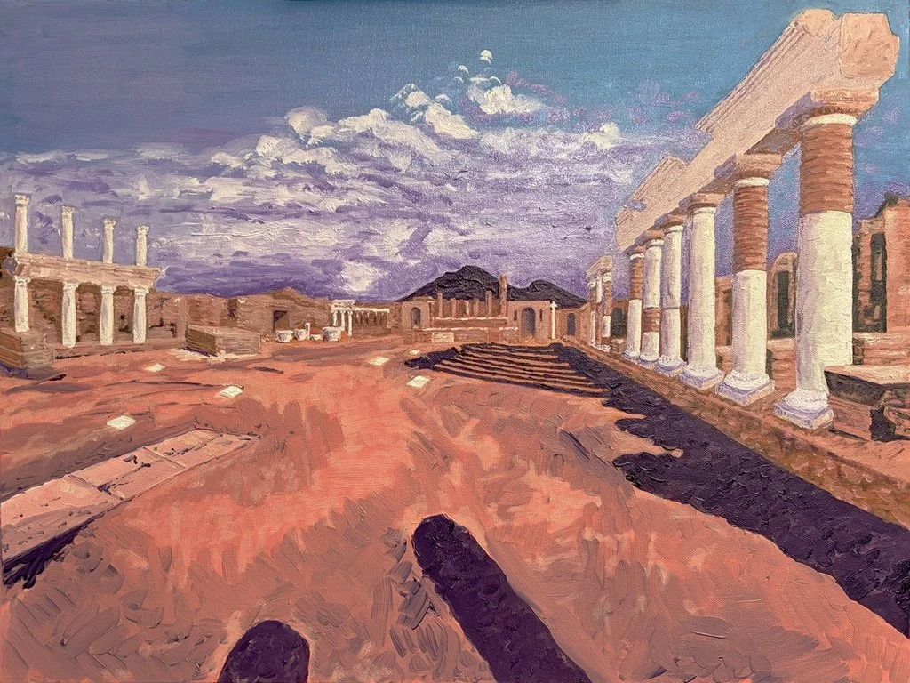  View of the Forum, Pompeii, Italy