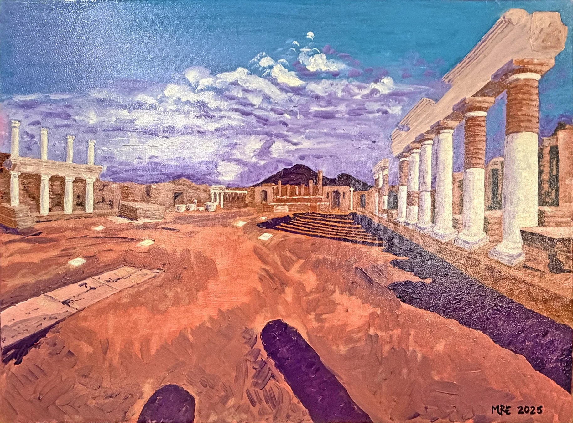 The Forum of Pompeii, Italy, 2025 [18 x 24]