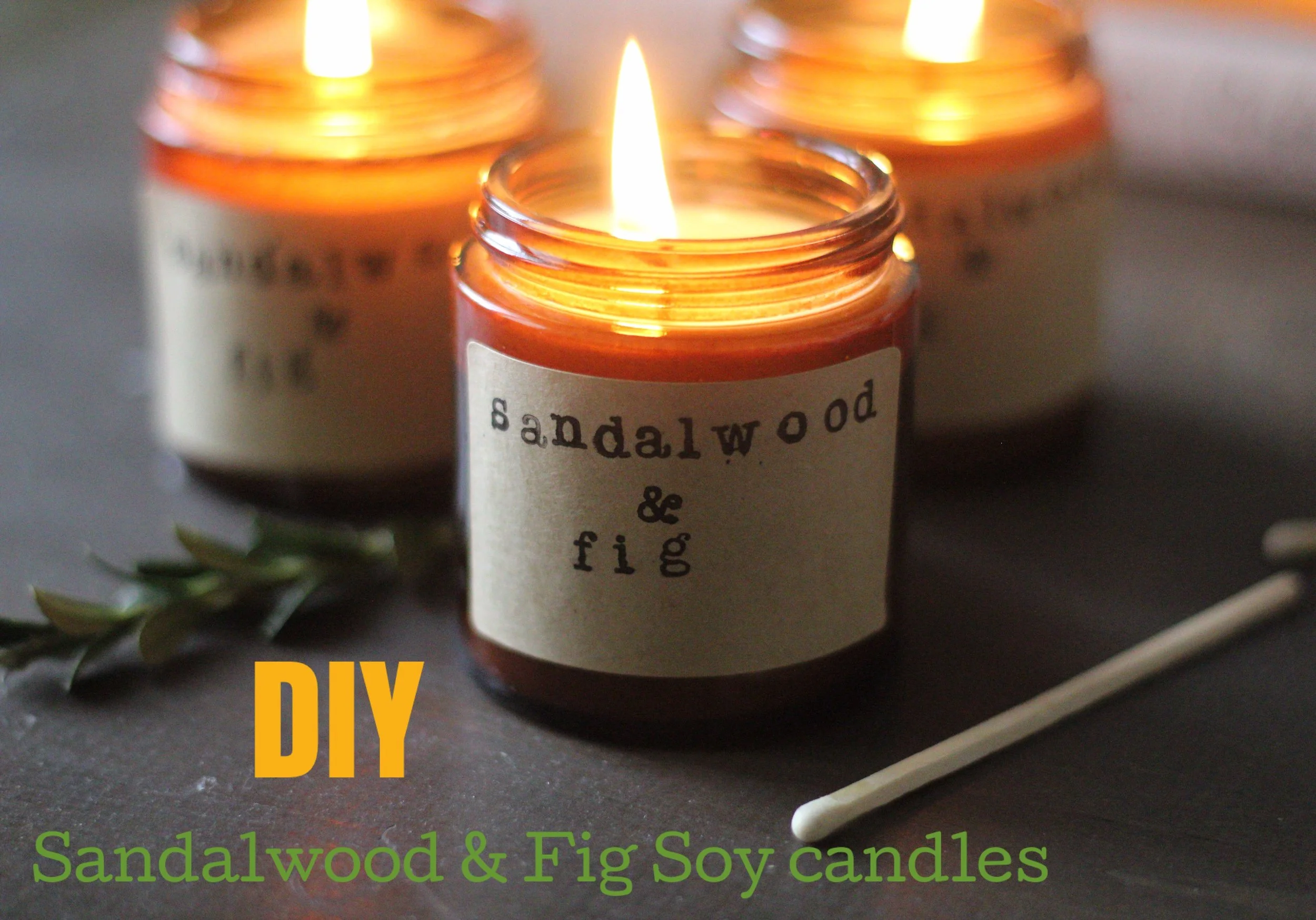 DIY easy soy candles that smell like christmas
