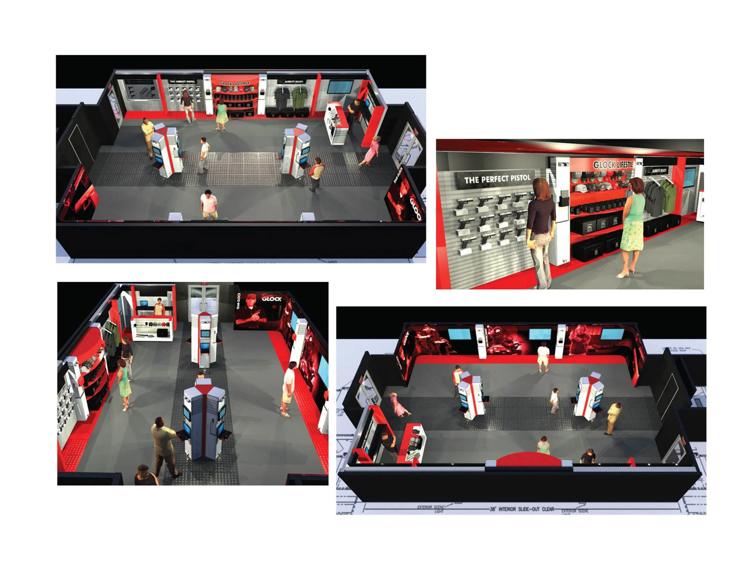 GLOCK Tour trailer pre-viz