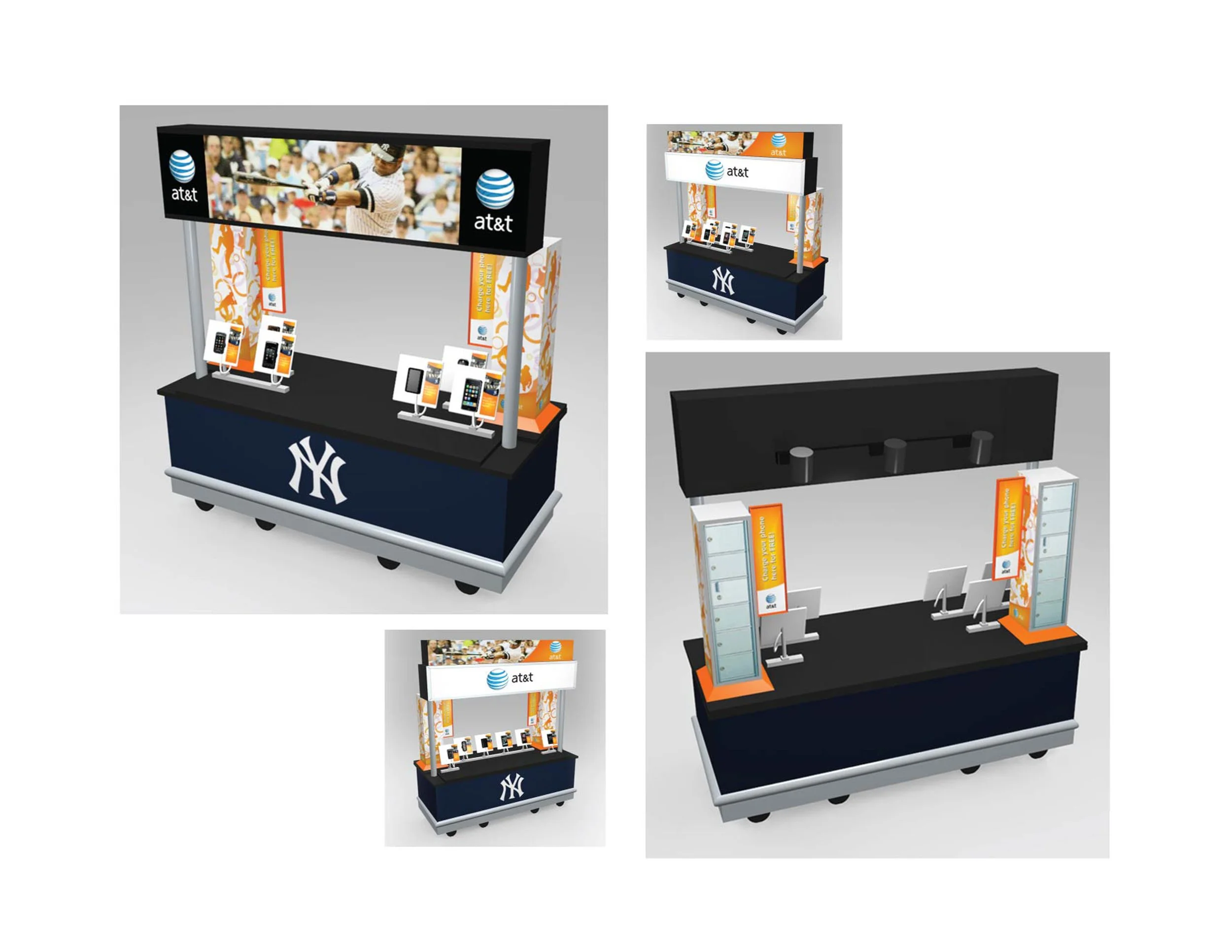 AT&T kiosk at Yankees Stadium