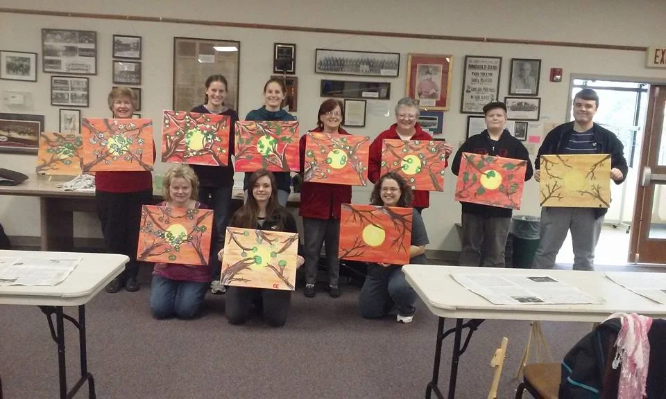 New Holland Library art class we hosted!