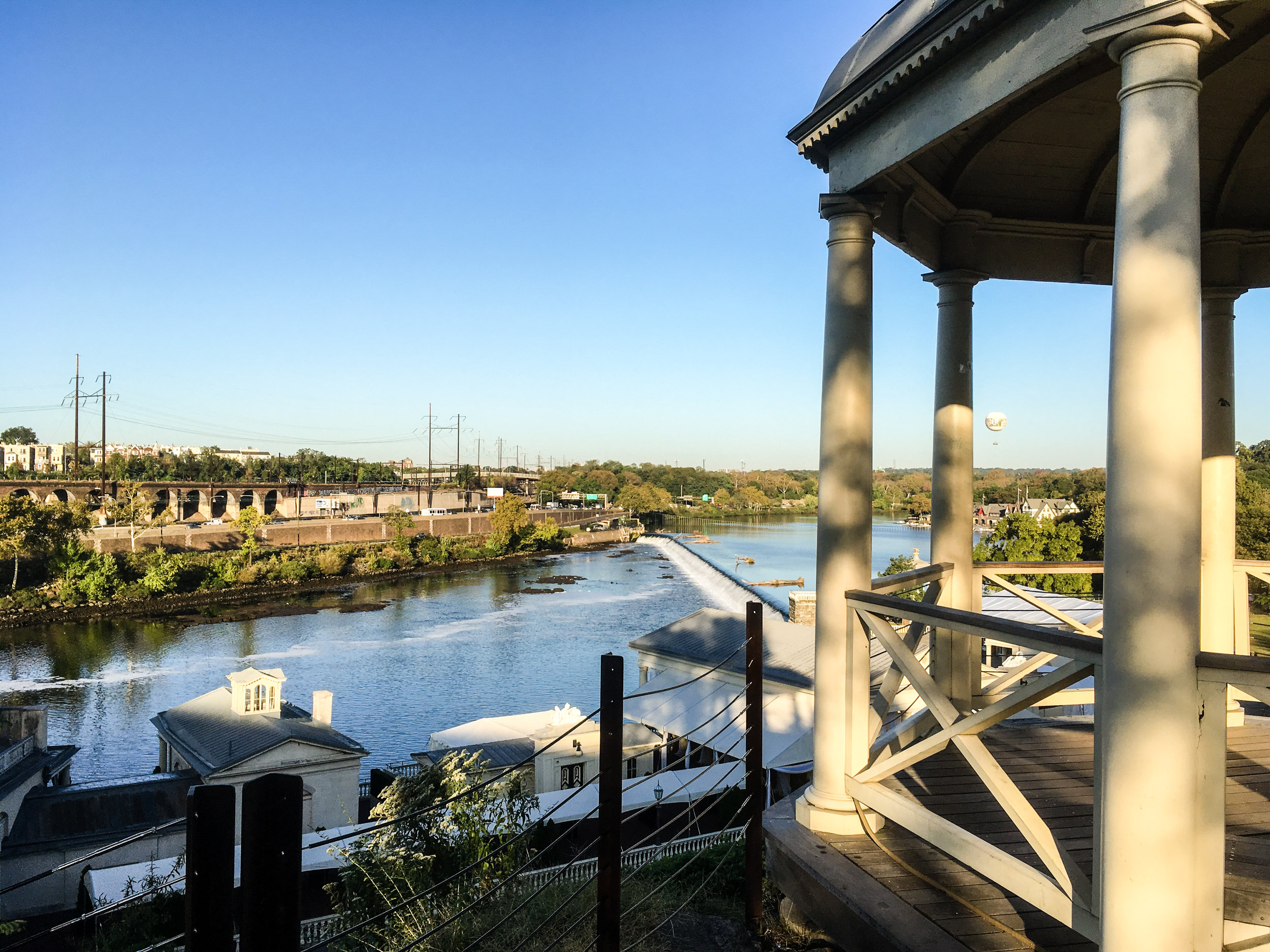 Mercury Pavilion and Schuylkill River