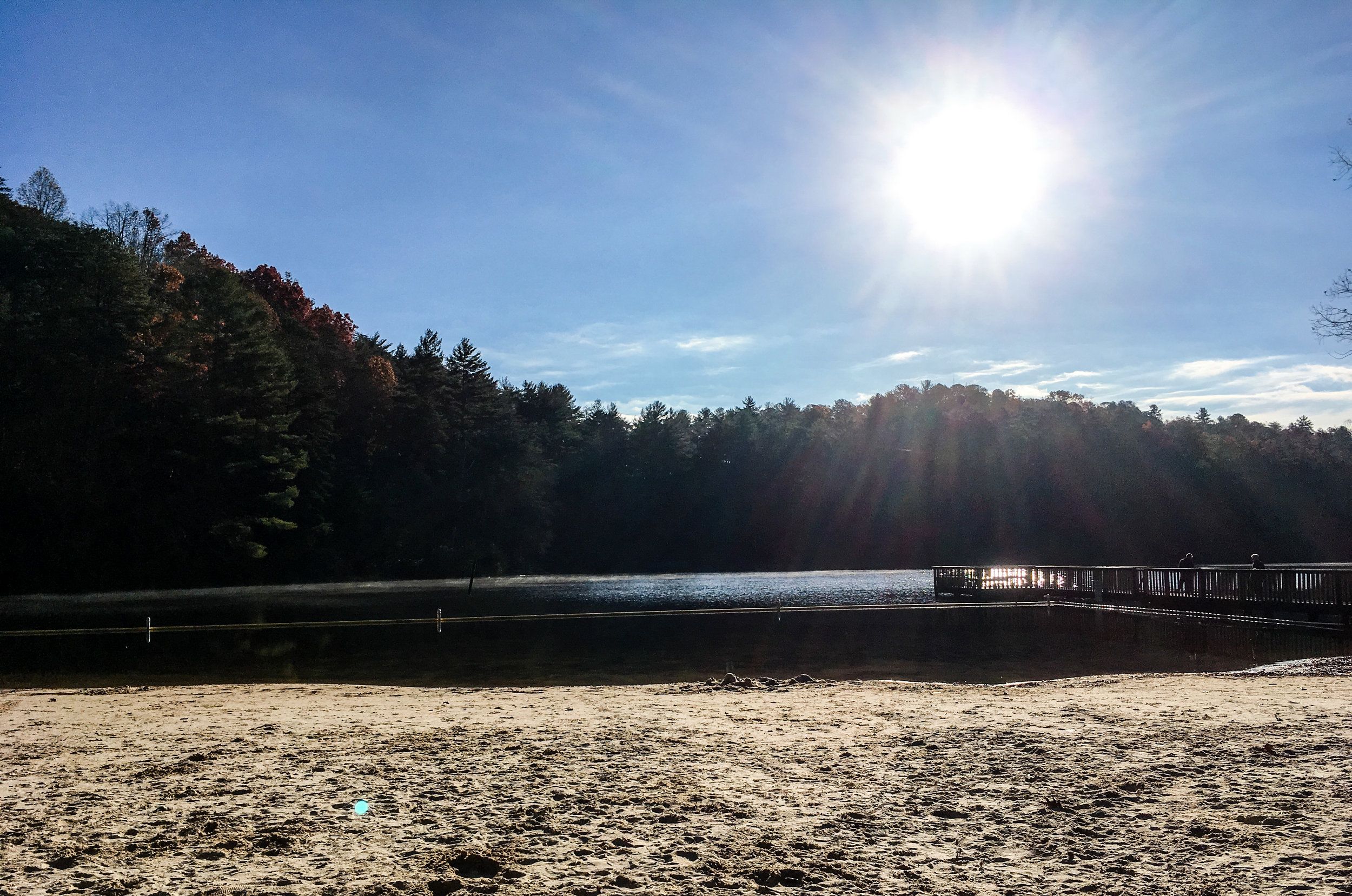 Unicoi Lake Beach, November 23, 2017