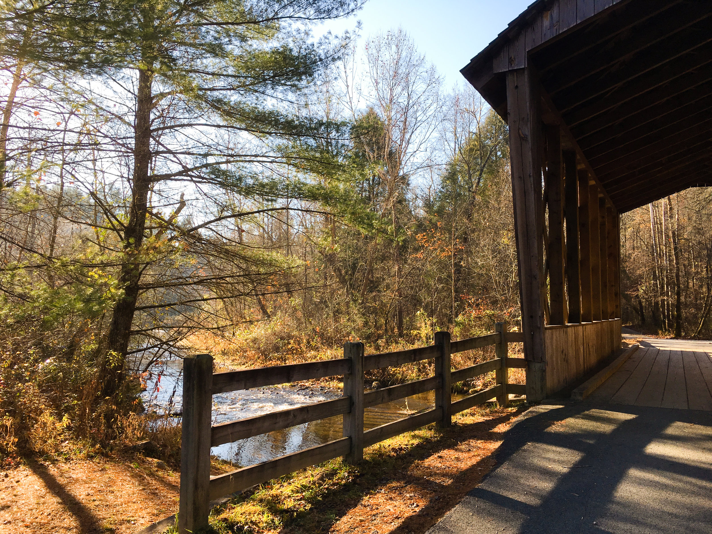 Covered bridge, November 24, 2017