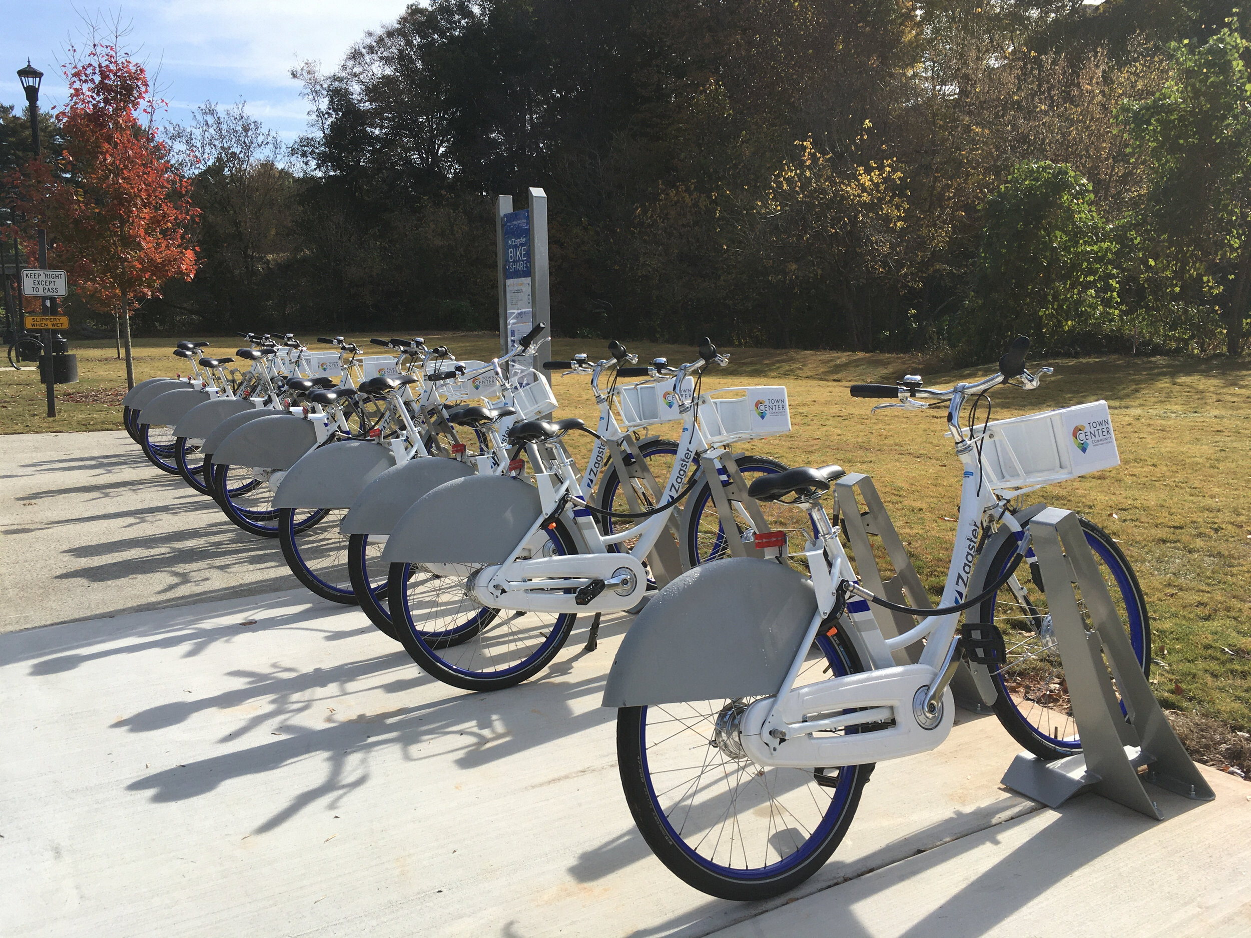 Zagster Bike Share, November 11, 2019