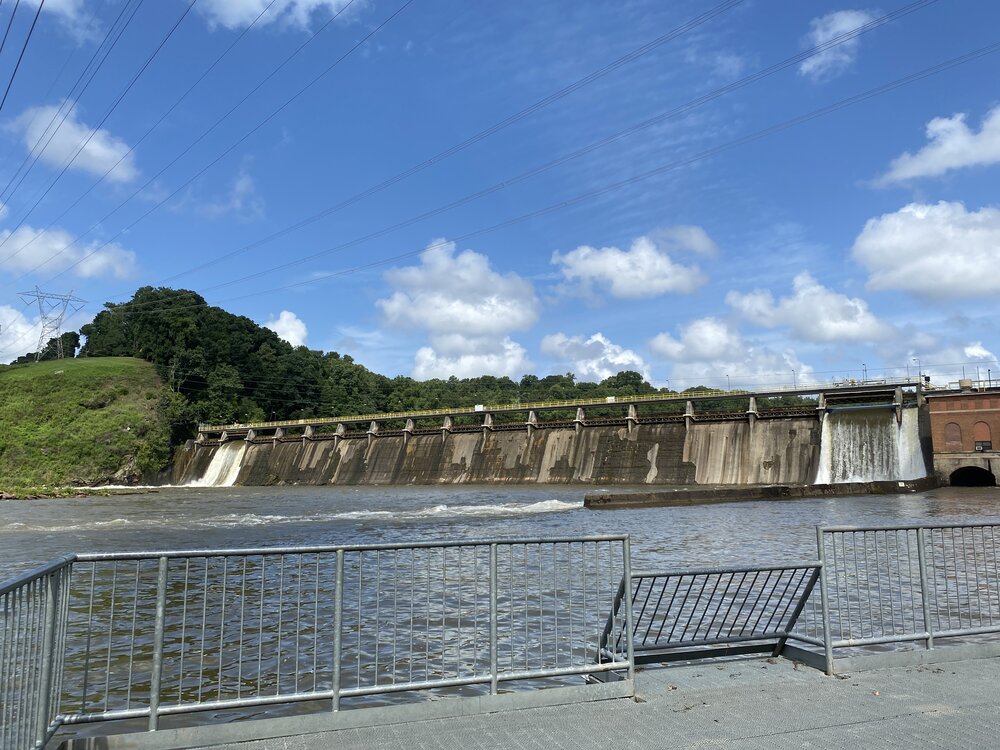 Morgan Falls Dam, August 28, 2021