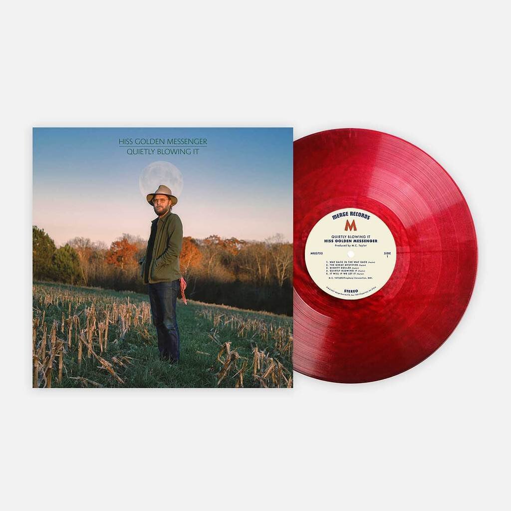Very excited about this version of Quietly Blowing. Only 300 of these, pressed on metallic red vinyl, will be available via the great folks at @vinylmeplease! If this floats your boat, link is in the profile!