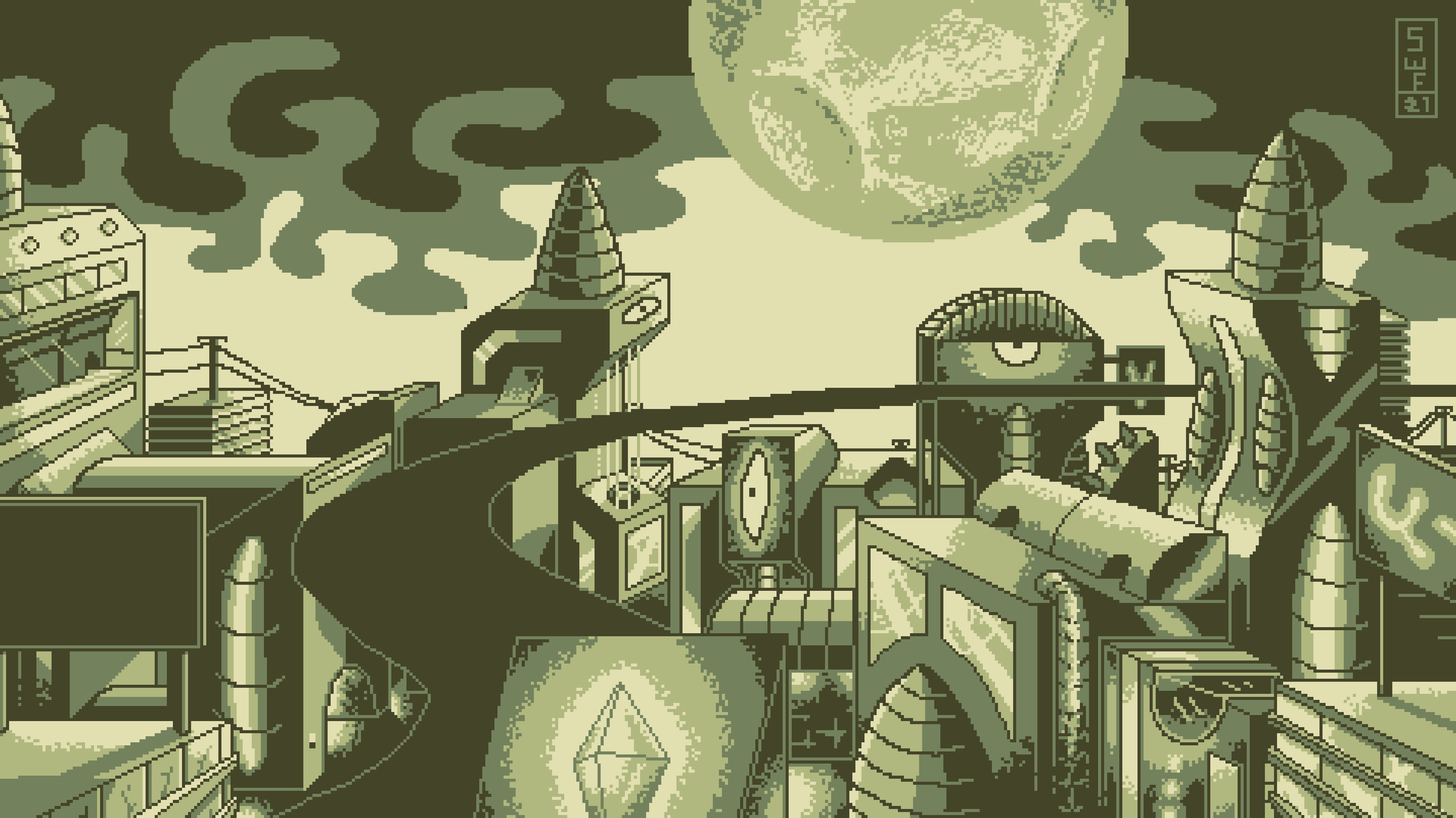 Futuristic Cityscape 2021