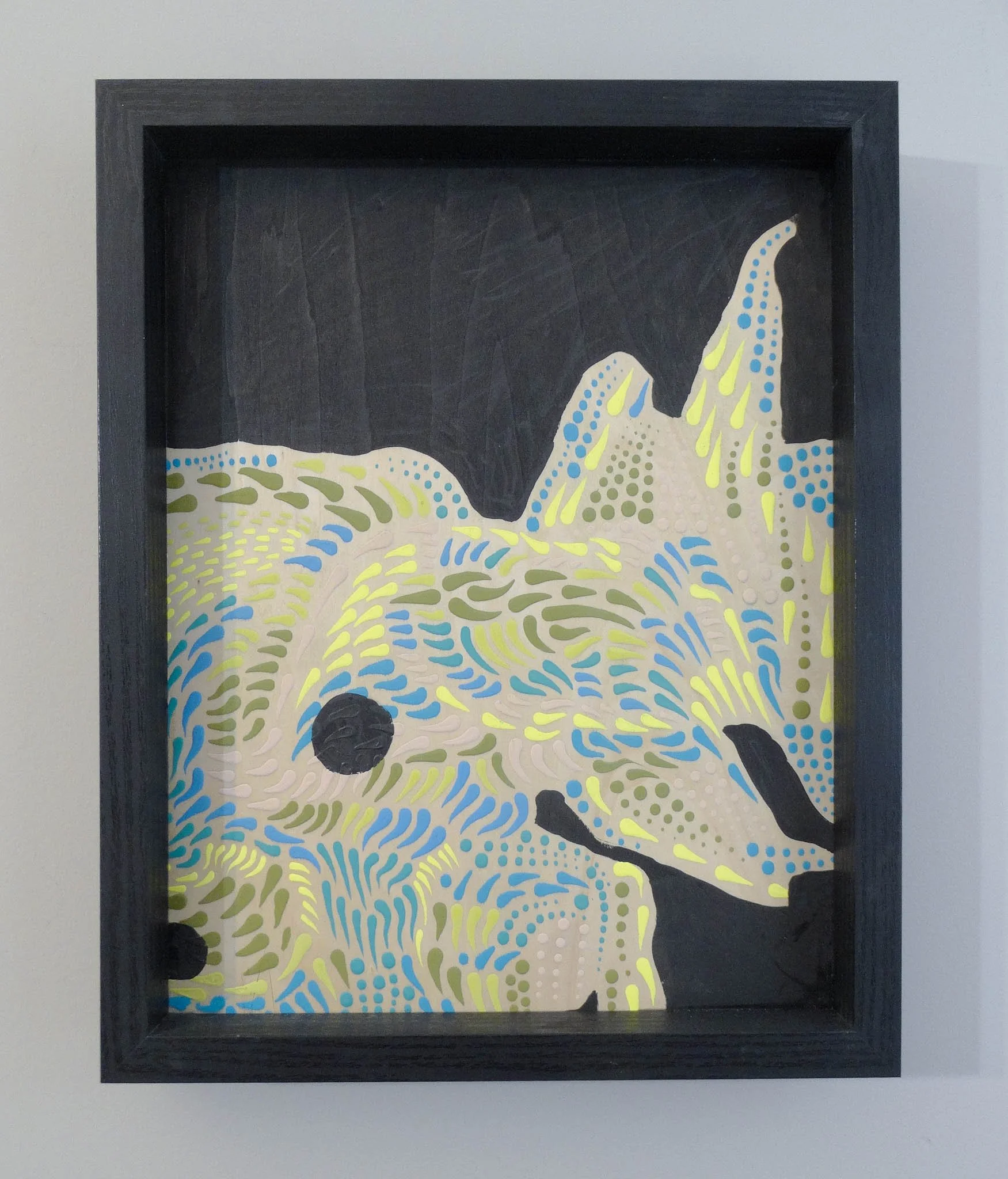 Untitled. Acrylic on wooden panel. 2026
