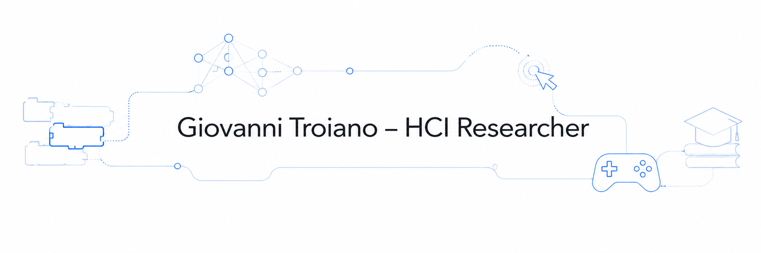 Giovanni Maria Troiano - HCI Researcher