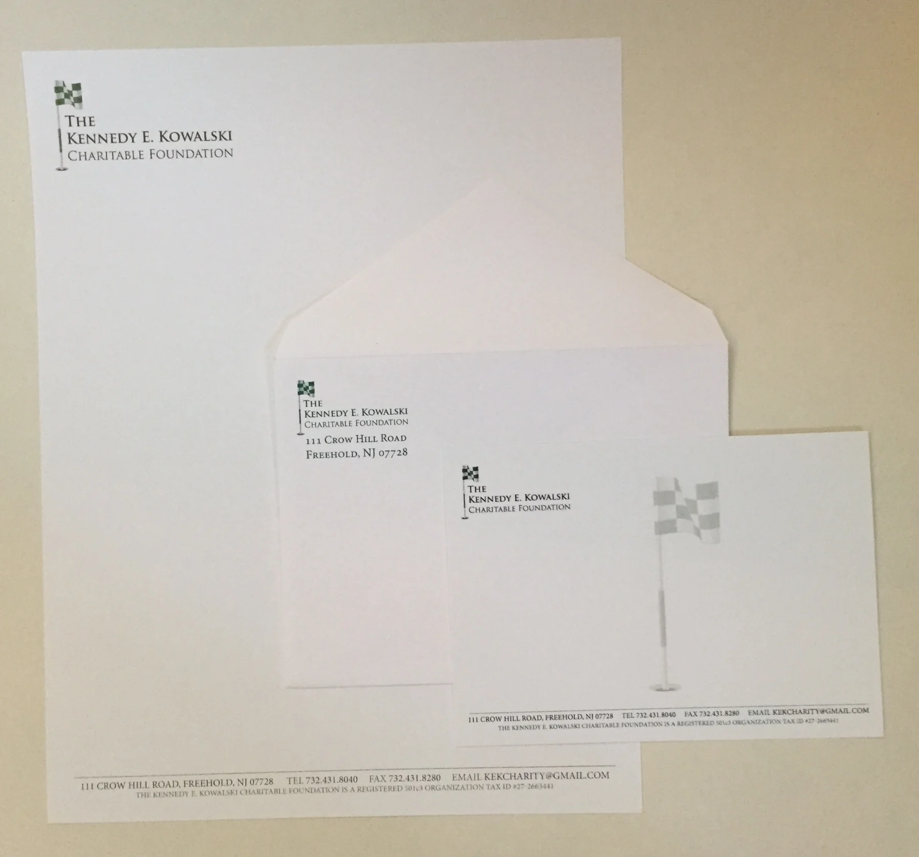 LETTERHEAD & NOTECARD SET