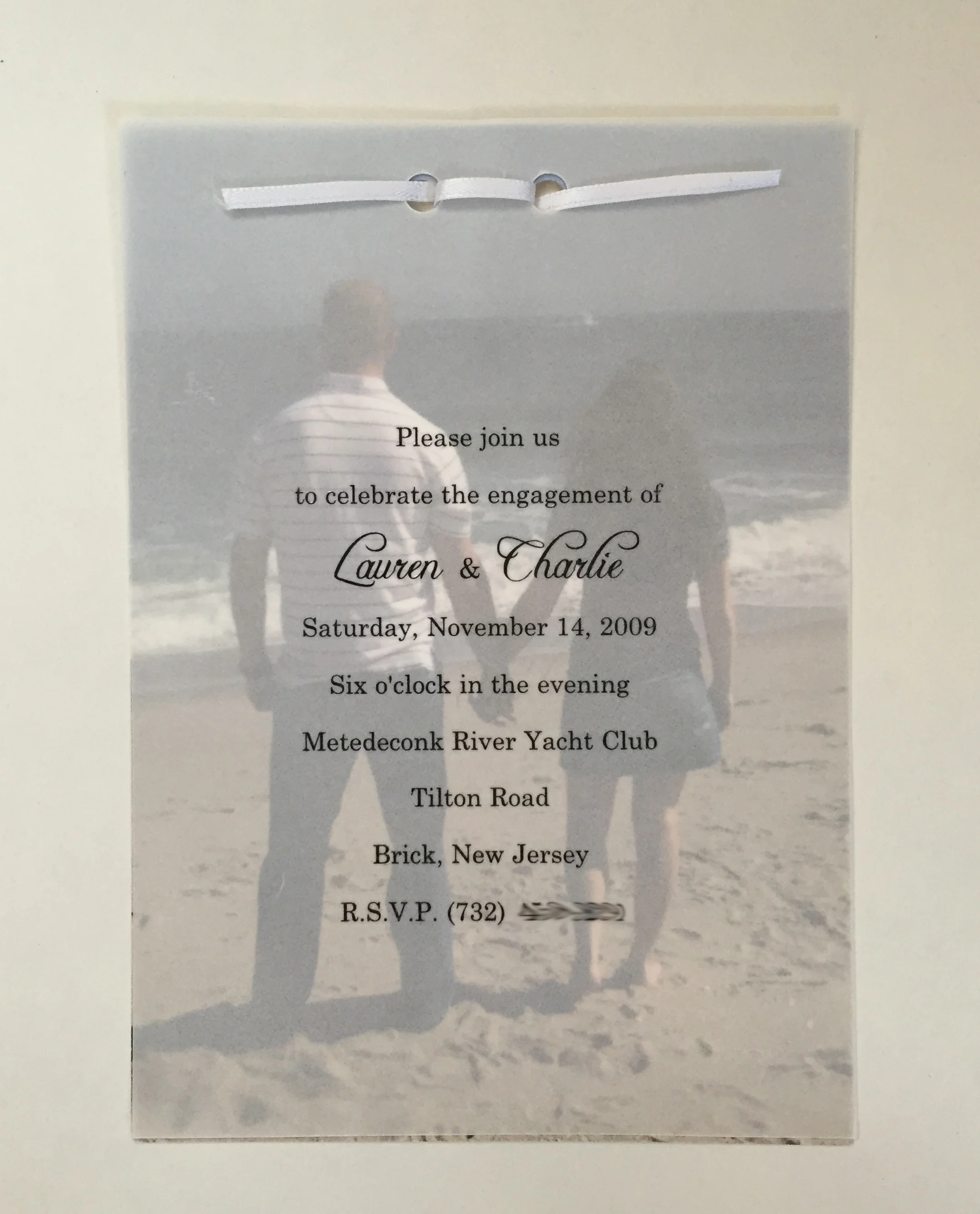 TWO PIECE INVITATION