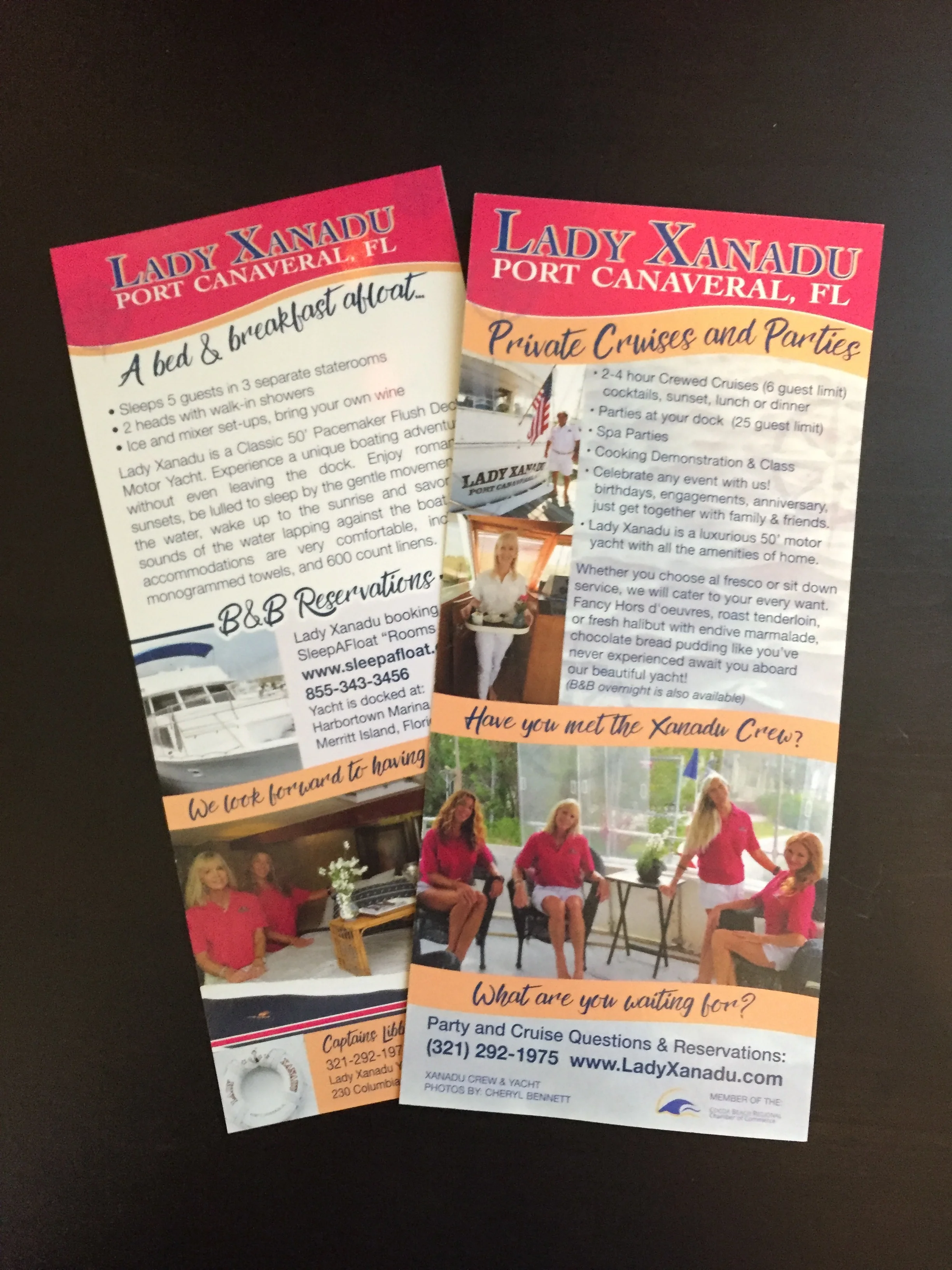 Xanadu Rack Cards.JPG