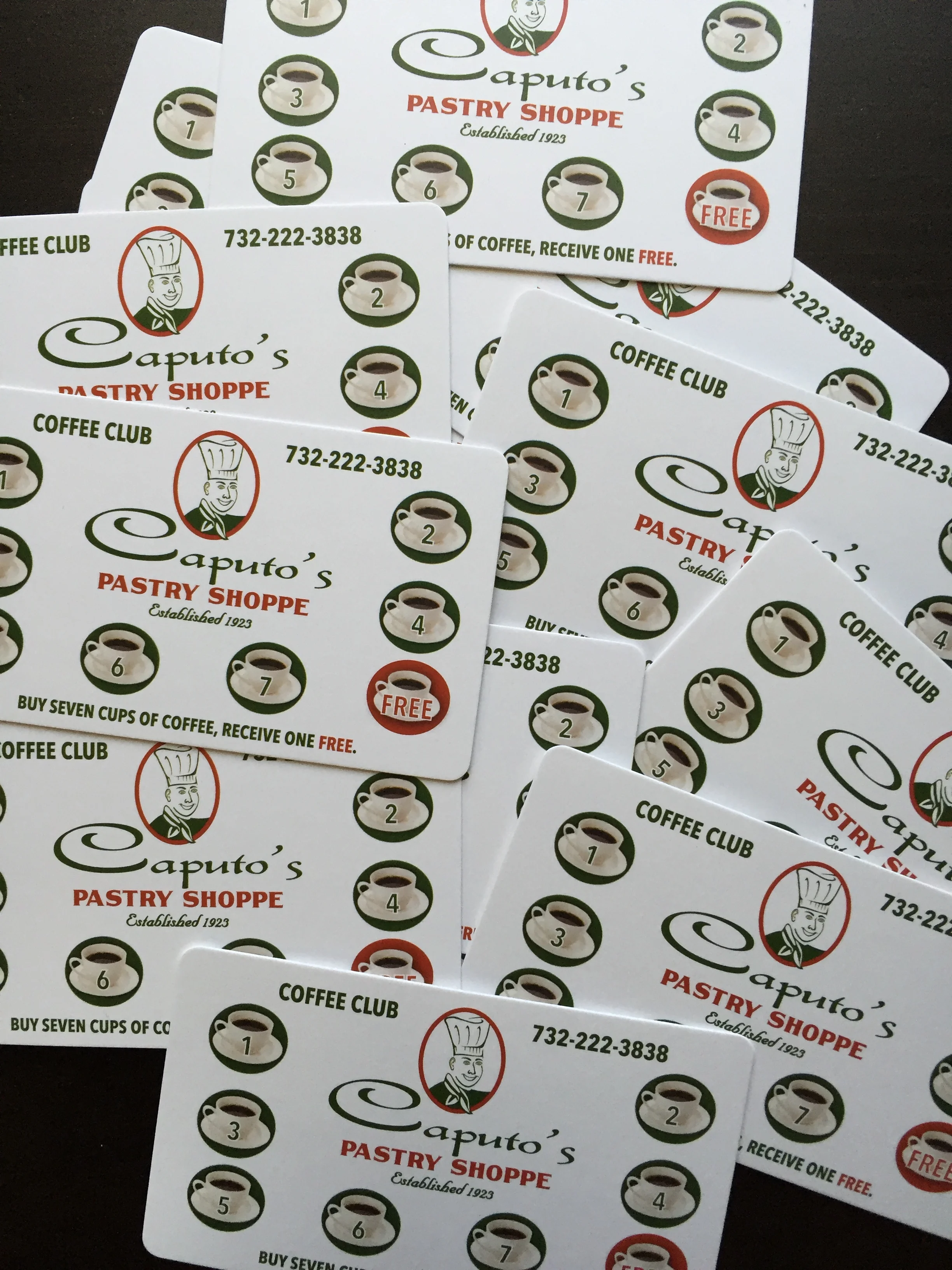 COFFEE CLUB CARDS