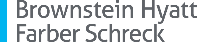 Text displaying names: Brownstein, Hyatt, Farber, Schreck