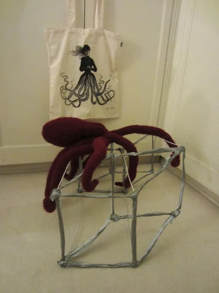   Octopus #2 on a hypercube, for Rich.     