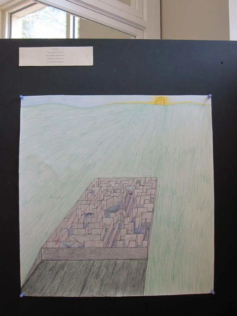 a maze in perspective