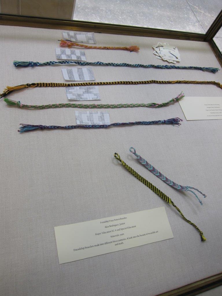 frieze pattern card weavings and friendship bracelets