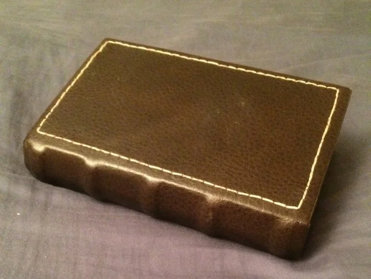 Paperback book to Hardcover, Leather-Bound book