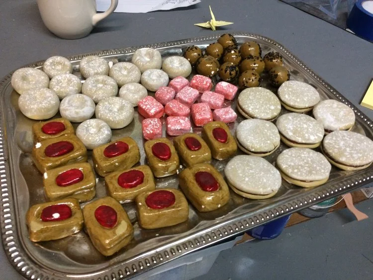 Tray of pastries