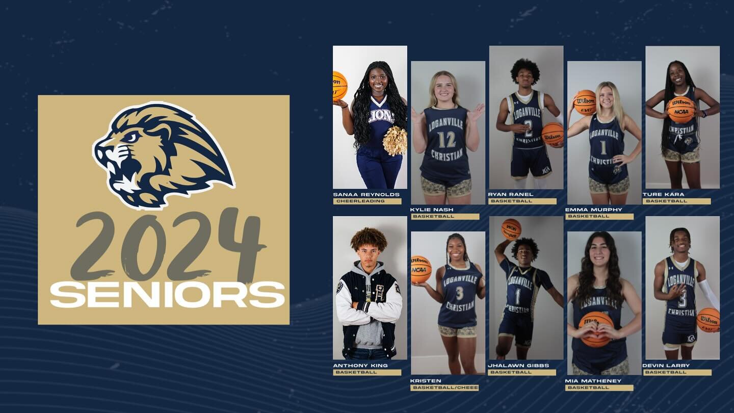 Tonight is Winter Sports Senior Night! Come out to support our Lions as we take on GWA. JV starts at 4:00 and varsity at 6:30. Senior Night Recognition will take place prior to tip-off of the varsity boys game. Be sure to wear NAVY! GO LIONS! 🦁🎓