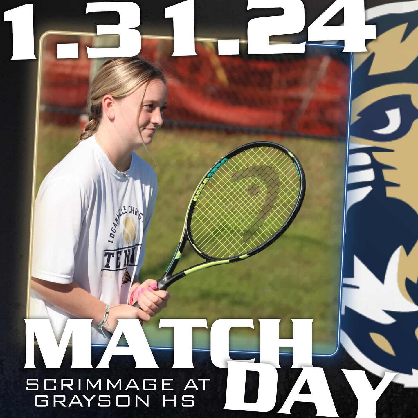It&rsquo;s Matchday as our Tennis Athletes get their season underway with a scrimmage today at Grayson HS!