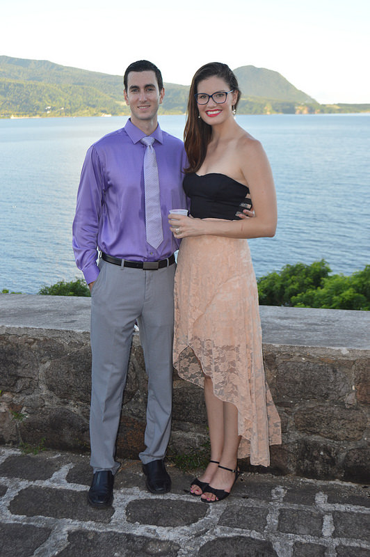 Stephen and I at the 4th Bon Voyage Farewell Banquet. 