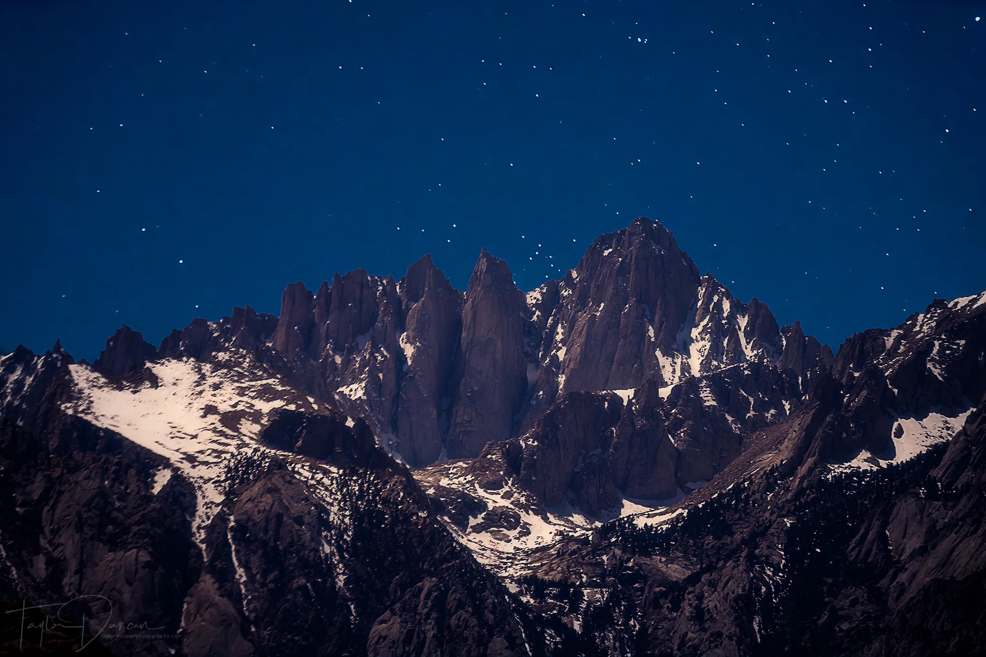 Starry Mt. Whitney