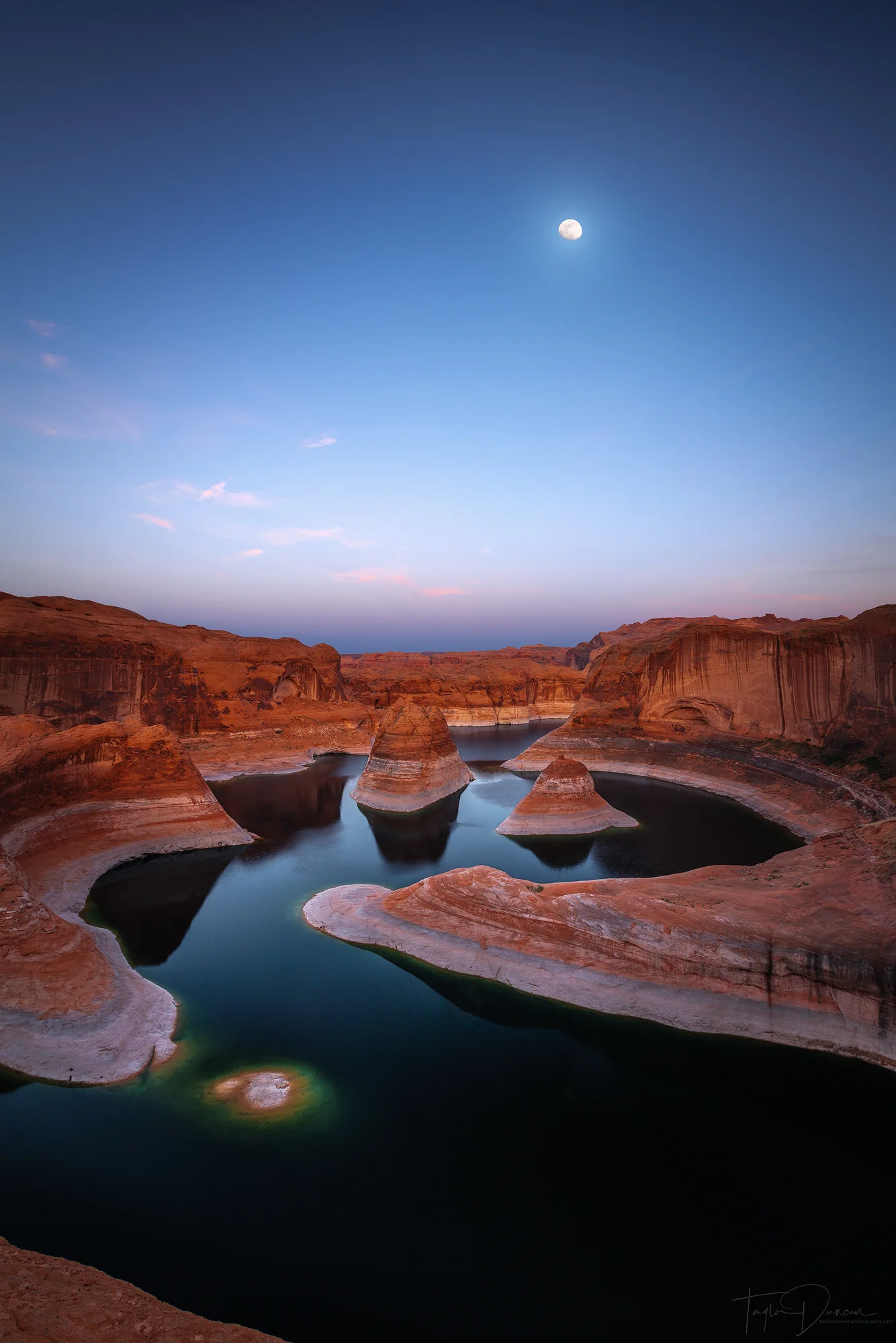 Moonlit Reflection Canyon