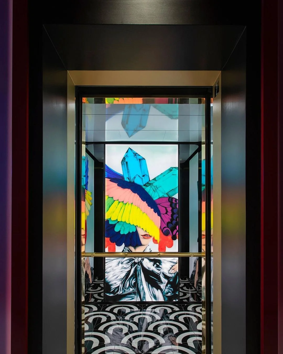 Artwork by Amy Rader at Lake Nona Wave Hotel in Orlando