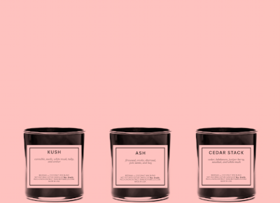 Boy Smells , Kush, Ash, Cedar Stack Votive Set, $44.00