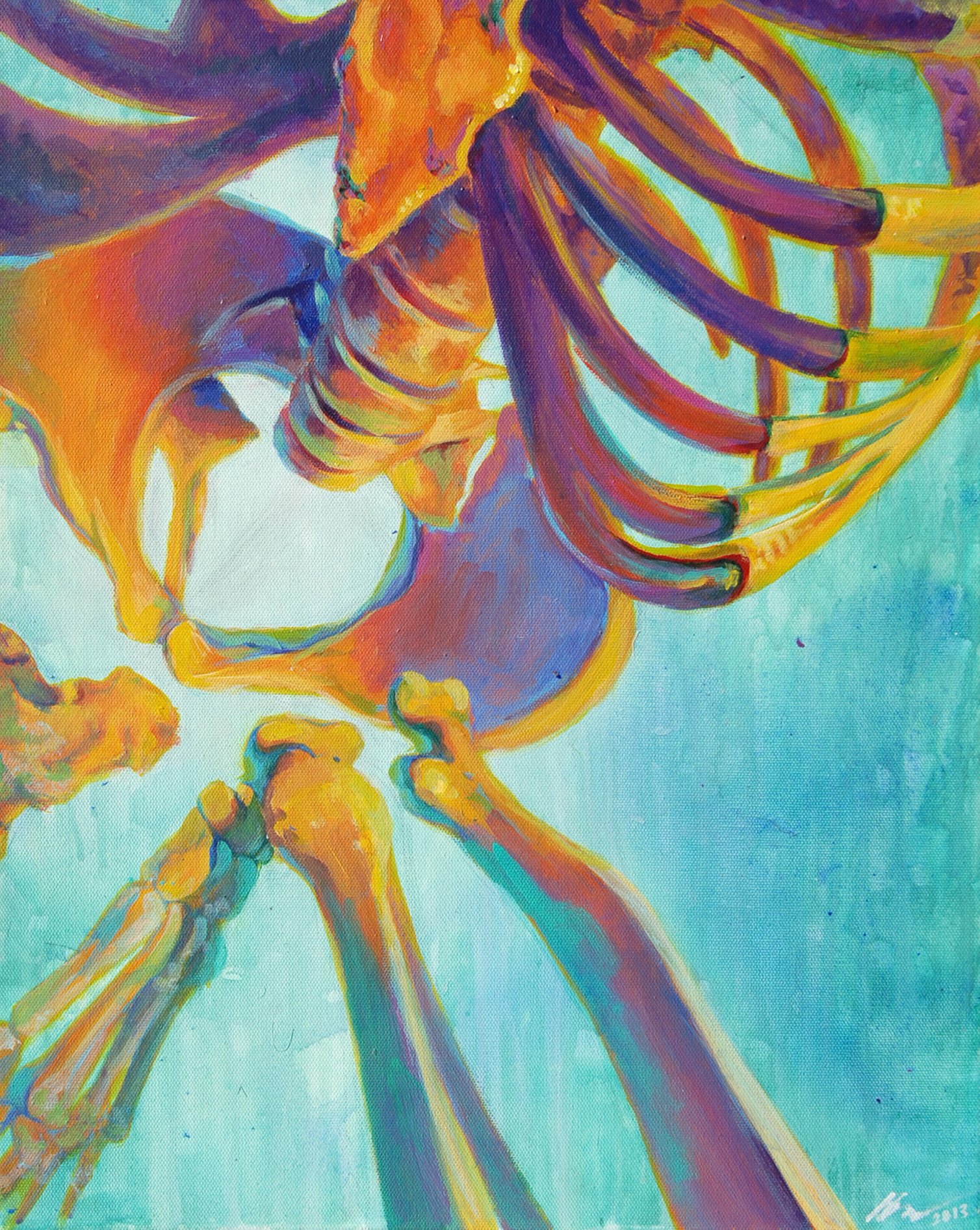  Bone Structure Color Study [Acrylic] 