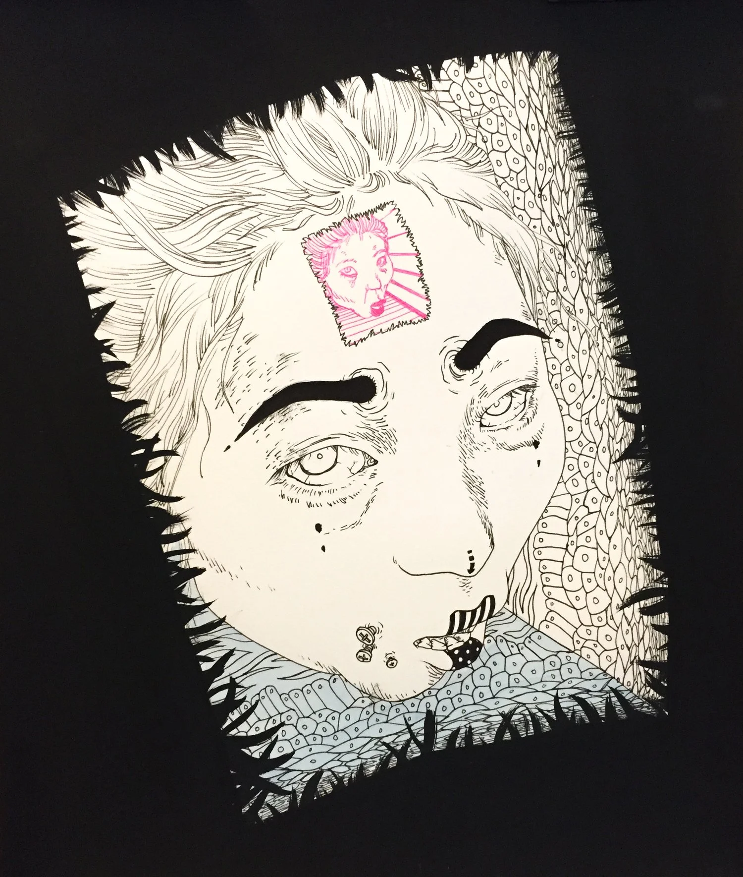  Cellular Self-Portrait [Ink] 