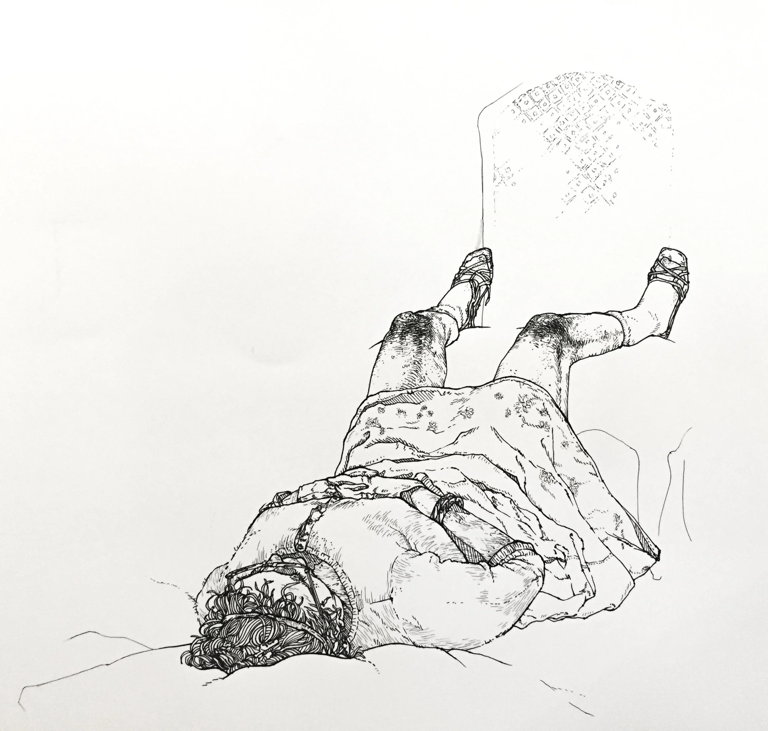  Figure Drawing Day 04 [Ink] 