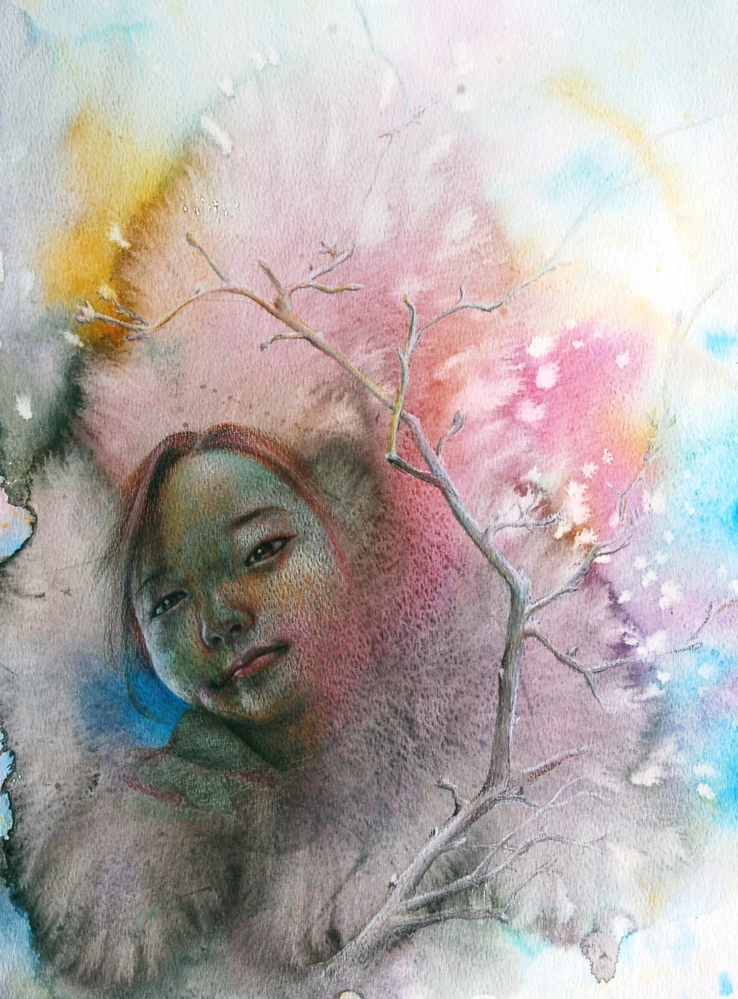  Spring Days of a Lifetime [Watercolor &amp; Colored Pencil] 