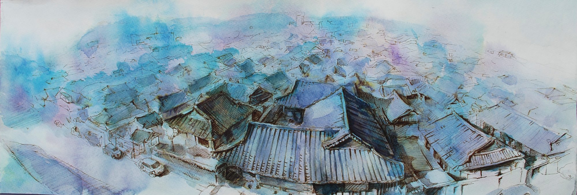  Motherland I Couldn’t See [Watercolor &amp; Ink] 