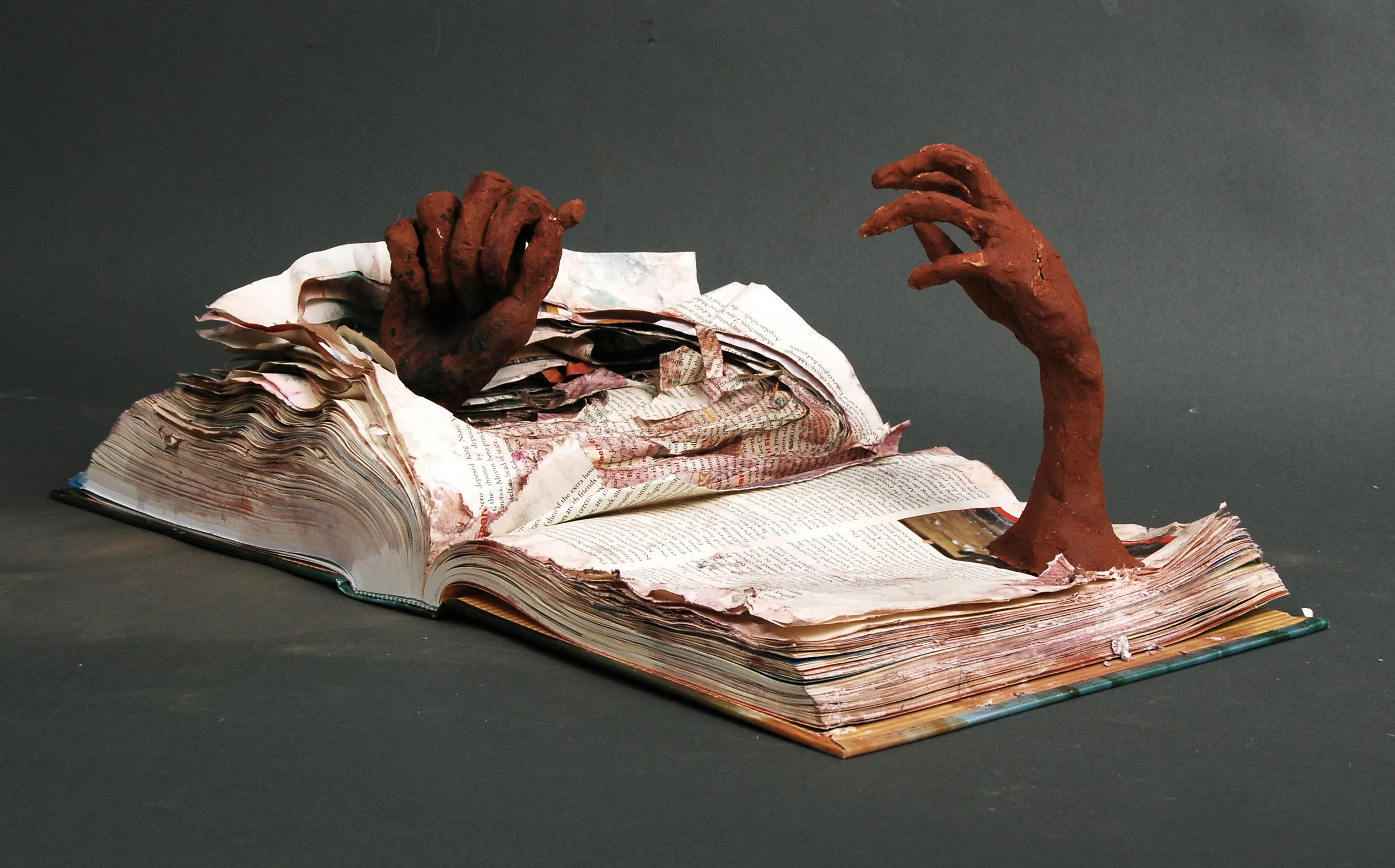  Destroying Knowledge [3D Mixed Media] 