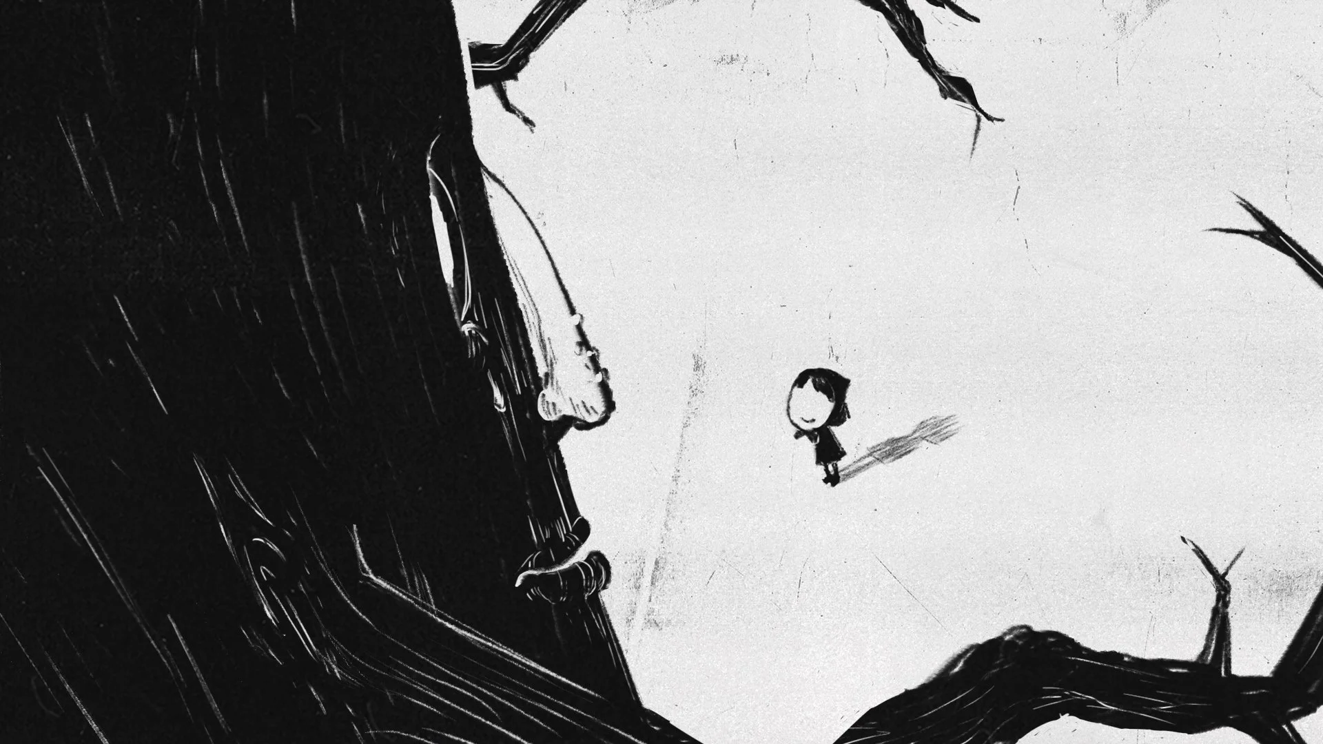  A Lone Leafless Tree and a Visitor 