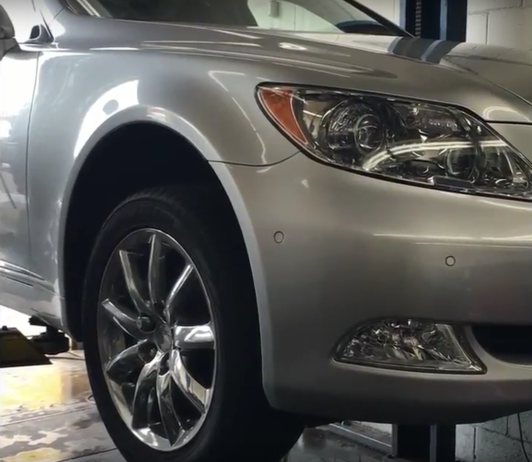 How to Replace Front Brake Pads and Turn Rotors on a 2008 Lexus LS460