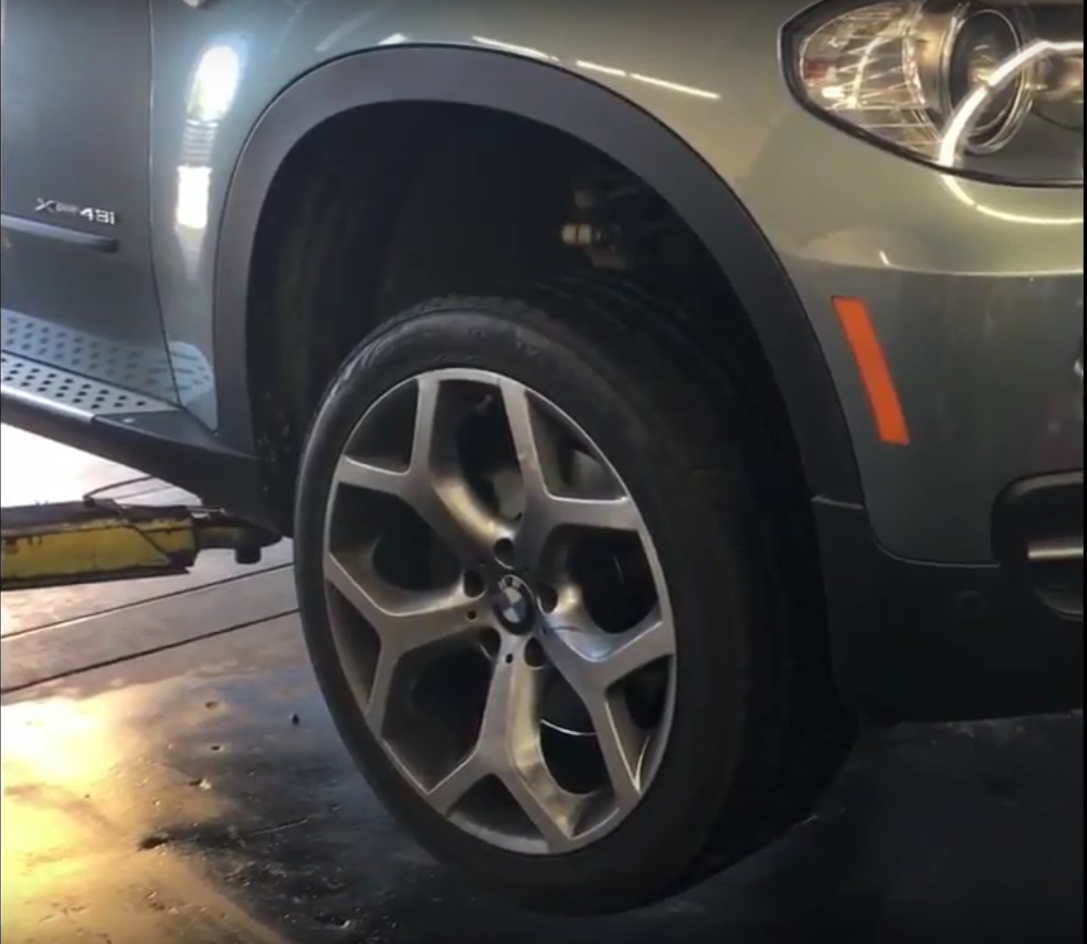 How to Replace Front Brake Pads Rotors and Sensor on a 2009 BMW X5 with XDrive